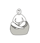 人がダメになっている様（個別スタンプ：16）