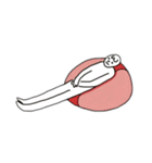 人がダメになっている様（個別スタンプ：18）