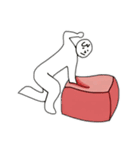 人がダメになっている様（個別スタンプ：22）