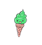 かわいいアイスクリームステッカーセット（個別スタンプ：5）