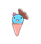 かわいいアイスクリームステッカーセット（個別スタンプ：7）