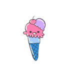 かわいいアイスクリームステッカーセット（個別スタンプ：8）