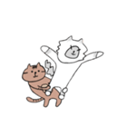 可愛い猫「うにたび」のスタンプ（個別スタンプ：10）