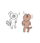 可愛い猫「うにたび」のスタンプ（個別スタンプ：23）