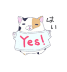 ブサかわねこ ミケさん（個別スタンプ：8）