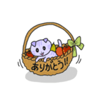たれ耳にゃんこのパープル3（個別スタンプ：9）