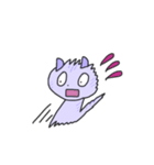 たれ耳にゃんこのパープル3（個別スタンプ：35）