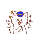 駅員猫ちゃんスタンプ（個別スタンプ：22）