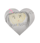 まゆのかわいい女の子のスタンプ（個別スタンプ：4）