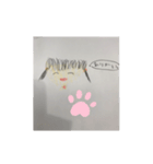 まゆのかわいい女の子のスタンプ（個別スタンプ：8）