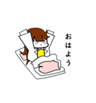 白衣の彼女（個別スタンプ：6）