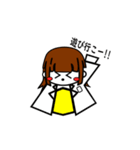 白衣の彼女（個別スタンプ：9）
