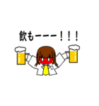 白衣の彼女（個別スタンプ：10）