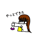 白衣の彼女（個別スタンプ：13）