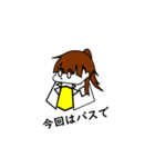 白衣の彼女（個別スタンプ：19）