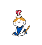 エプロンねこ（個別スタンプ：6）