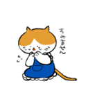 エプロンねこ（個別スタンプ：10）