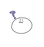 しろくてまるいあの子（個別スタンプ：19）