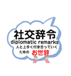 日常使える四字熟語 英語と意味 解説付き（個別スタンプ：15）