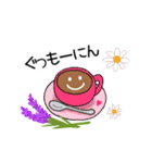 flower cafe ☆ 気軽に使える日常語（個別スタンプ：10）
