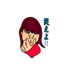 面白さがあるレディーと可愛い相棒（個別スタンプ：7）