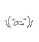 ヒゲっこ顔文字に変身〜1（個別スタンプ：31）