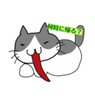 口出しネコ（個別スタンプ：3）