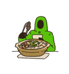無表情で意思疎通するマン＜爆食編＞（個別スタンプ：38）