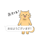 日常的な一言＆ニャンコ（個別スタンプ：1）