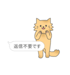 日常的な一言＆ニャンコ（個別スタンプ：17）