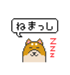 ドット絵！石川弁の柴犬（個別スタンプ：7）