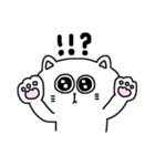 毎日使える☆しろねこスタンプ（個別スタンプ：27）