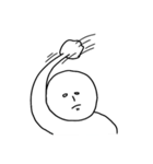 白い子は白い（個別スタンプ：3）
