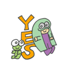 とっぽっきちゃんとお友達のかえるっち（個別スタンプ：6）