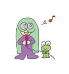 とっぽっきちゃんとお友達のかえるっち（個別スタンプ：13）