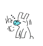 うさぎの様子（個別スタンプ：3）