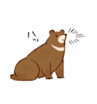 呑気なクマのスタンプ（個別スタンプ：16）
