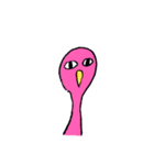日常のとまどいフラミンゴ（個別スタンプ：32）