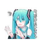 かいもの初音ミクスタンプ（個別スタンプ：3）