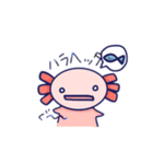 二足歩行のウーパールーパースタンプ（個別スタンプ：14）