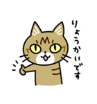 トラ猫キビちゃん（個別スタンプ：12）