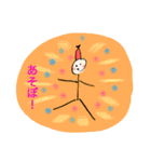 サブロー画伯のゆるかわスタンプ（個別スタンプ：4）