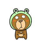 考えるクマ（個別スタンプ：9）