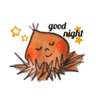 ほっこり栗スタンプ（個別スタンプ：8）