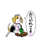 動くビーグル犬U^ェ^U（個別スタンプ：20）