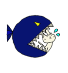 ちょっと目つきのワルい猫たち（個別スタンプ：21）