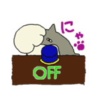ちょっと目つきのワルい猫たち（個別スタンプ：34）