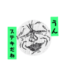 クセになる？恐怖顔で日常会話（個別スタンプ：7）