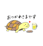 かめのぴーちゃん（個別スタンプ：3）