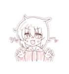 ゆるっと女の子（個別スタンプ：3）